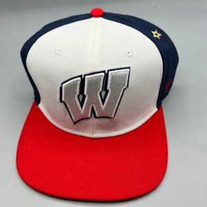 Wisconsin Badgers Hat‎ Men White Red Navy Fanatics NCAA Snap Back Cap New